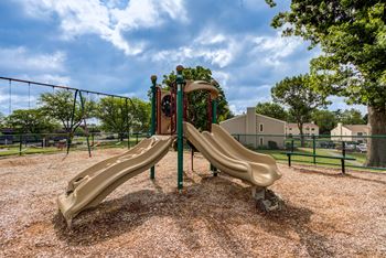 Two playground areas